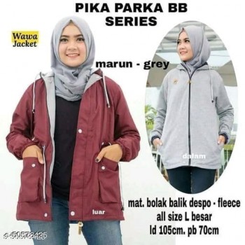 Jaket Parka Cewek JPC01 Jaket Parka Cewek JPC01